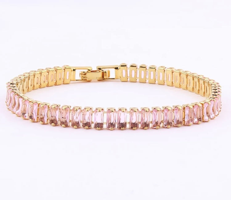 18K Gold Plated AAA Zircon Bracelet