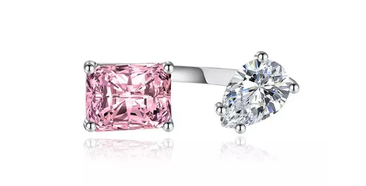 AAA Zircon Stone Adjustable Ring