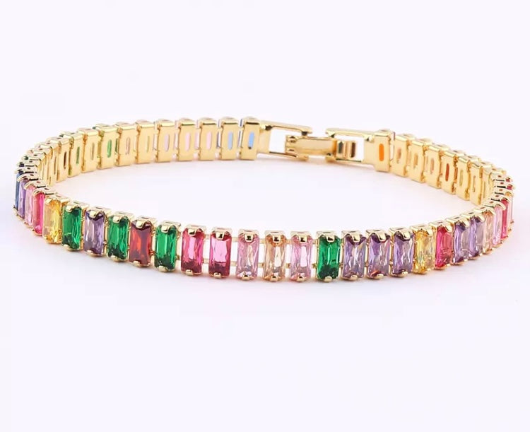 18K Gold Plated AAA Zircon Bracelet