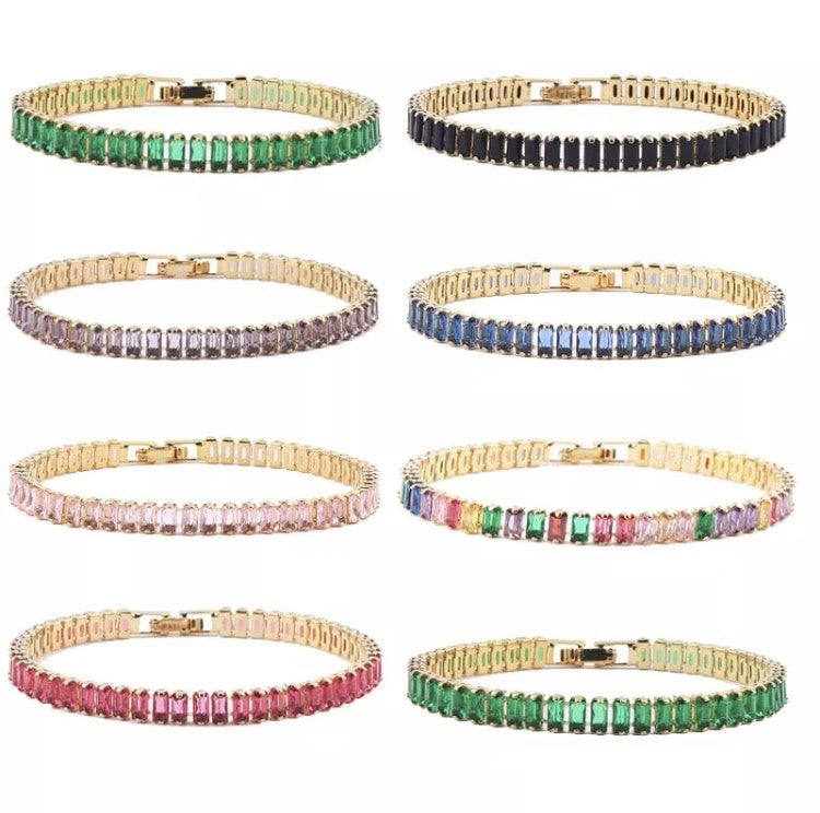 18K Gold Plated AAA Zircon Bracelet