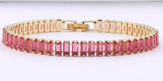 18K Gold Plated AAA Zircon Bracelet