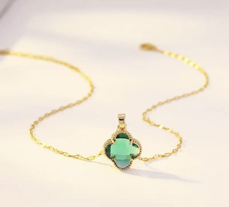 18K Gold Plated Cubic Zirconia Necklace