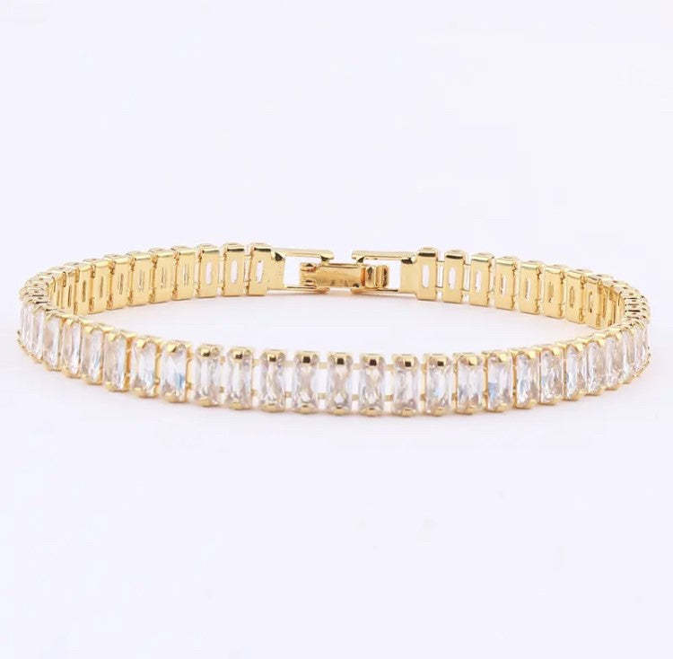18K Gold Plated AAA Zircon Bracelet