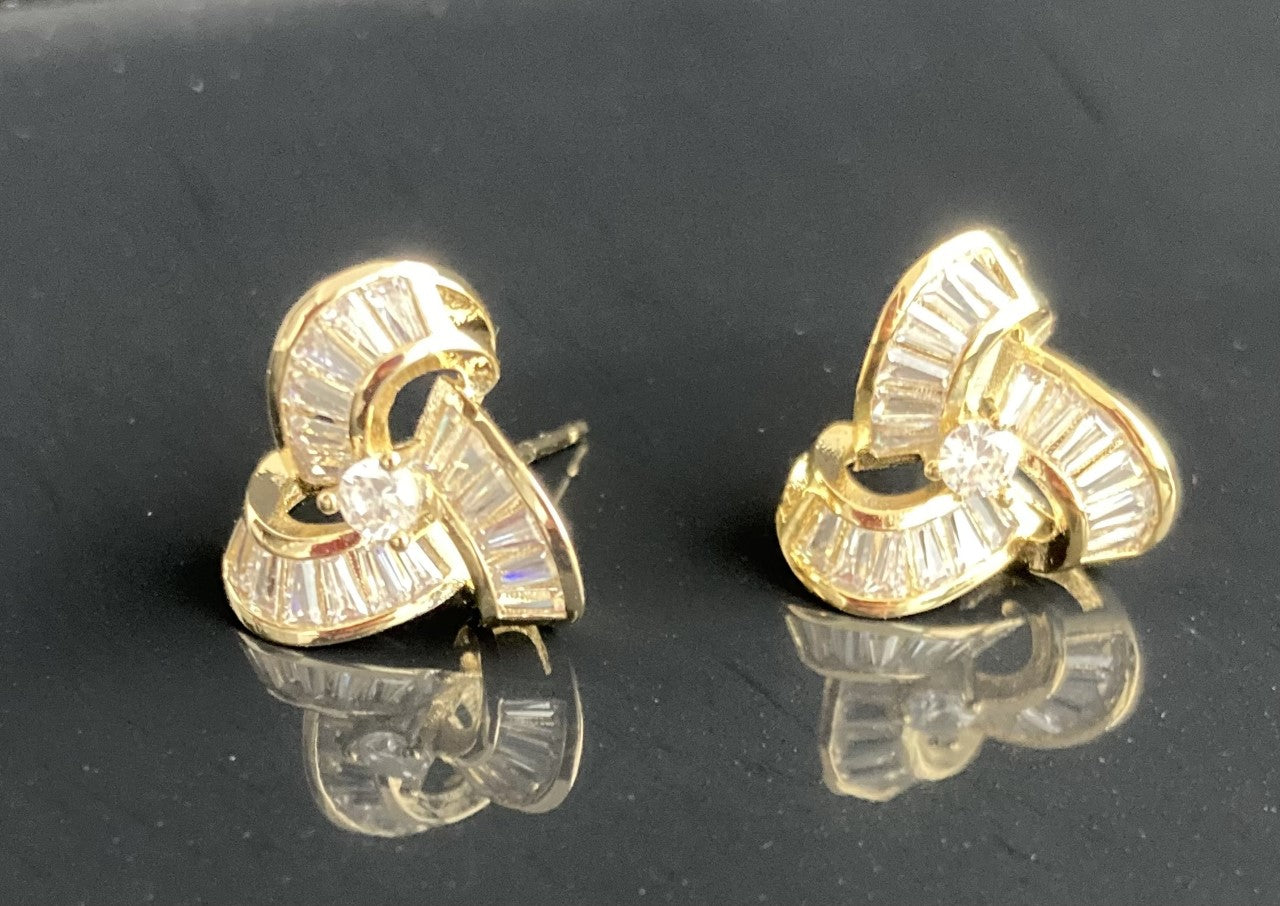 gold plated earrings