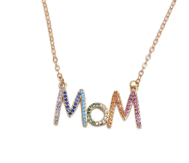 Mom Cubic Zirconia Necklace