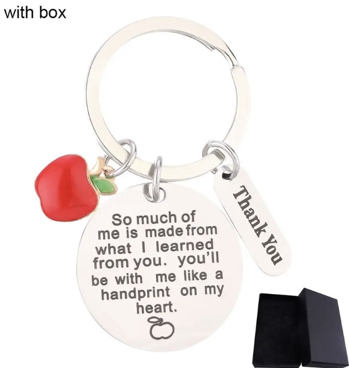 Teacher Thank You Keyring