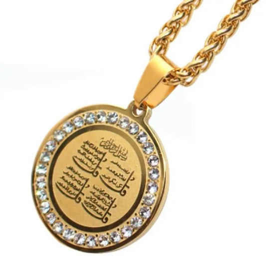 18K Gold Plated 4 Quls Necklace