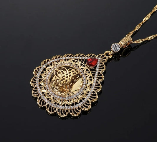 Gold plated turkish necklace