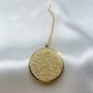 Ayatul Kursi Stainless Steel Round Necklace