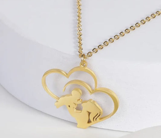 18K Gold Plated Mom New born Baby Necklace
